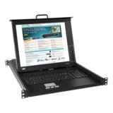 N/A - 17 inch VGA USB KVM Drawer with 4-Port High Density Switch