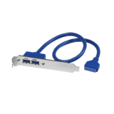 N/A - StarTech USB3SPLATE 2Port USB 3.0 A Female Slot Plate Adapter Retail