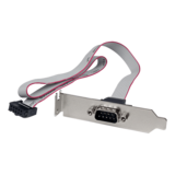 N/A - 1 Port 16in DB9 Serial Port Bracket to 10 Pin Header - Low Profile
