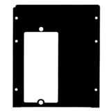 N/A - BRT-0103-1 IS-1UxxPD8 bracket for D Storm 3U chassis