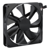 Case Fan - NB-Blacknoise SilentPro PK-2 140mm Ultra Quiet Case Fan, 1200 RPM, 54.73 CFM, 20 dBA