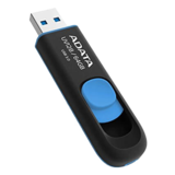 USB External Flash Drives - UV128, 64GB, High-Speed USB 3.0 Flash Drive, Black / Blue, Retail