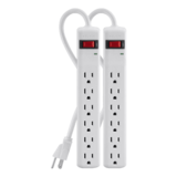 Surge Protector - F5C048-2 6-Outlet Surge Protector (2-Pack)