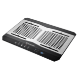 Cooling Pad - Massive TM up to 17", 2 Fan(s), Black, Cooling Pad
