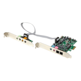 Sound Card - PEXSOUND7CH, 7.1 Channels, 24-bit / 192 kHz, 92 dB SNR, PCIe Sound Card