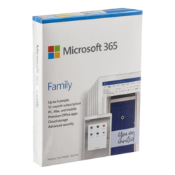 365 Family (6 PC or Mac Licenses / 12-Month Subscription / Product Key Code)
