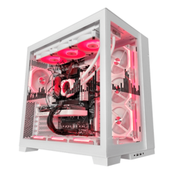 Heartbeat Custom Gaming PC White (X870)