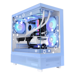 Blissful Blue Gaming PC (AMD, View 270 Plus)