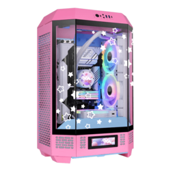 Blissful Pink Gaming PC (AMD, Micro Tower)