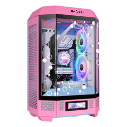 Blissful Pink Gaming PC (AMD, Micro Tower)