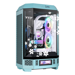 Blissful Turquoise Gaming PC (Intel, Micro Tower)