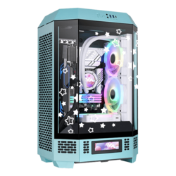Blissful Turquoise Gaming PC (AMD, Micro Tower)
