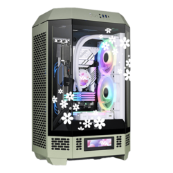 Blissful Green Gaming PC (AMD, Micro Tower)