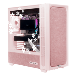 Blissful Pink Gaming PC (AMD, FLOVA F50)