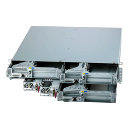 2U Rack Server - Supermicro SuperServer SYS-211SE-31D, Three 4th/5th Gen. Intel® Xeon® Scalable Processors, NVMe, 3-Node, 2U Rackmount Server Computer