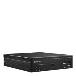 Slim Desktop PC - Shuttle DH610S - TAA Compliant, Intel® Core™ / Pentium® / Celeron® processors, H610 Chipset, Slim Semi-ruggedized Computer
