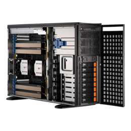 Gpu Server - Supermicro SuperServer SYS-741GE-TNRT, Dual 4th/5th Gen. Intel® Xeon® Scalable Processors, NVMe/SATA, Tower GPU Server Computer