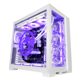 Gaming Desktop - AMD Ryzen™ 9000 Series Processors, X870 Chipset, Astral End White Gaming PC