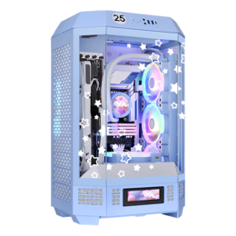 Gaming Desktop - AMD Ryzen™ 7000/8000/9000 Series processors, Custom Blissful Blue Micro Tower Gaming PC