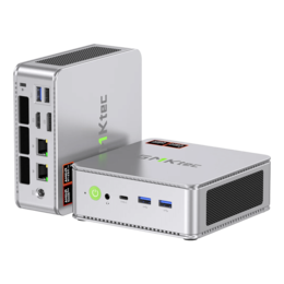 Mini PC - GMKtec NucBox K8 Aurora Silver, AMD Ryzen™ 7 8845HS, AMD Radeon™ 780M Graphics,Custom Mini PC