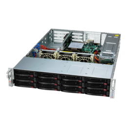 2U Rack Server - Supermicro WIO A+ Server AS -2015SV-WTNRT, AMD EPYC™ 8004 Series Processors, NVMe/SATA/SAS, 2U Rackmount Server Computer