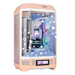 Gaming Desktop - Intel® Core™ Ultra processors (Series 2), Custom Blissful Peach Fuzz Micro Tower Gaming PC