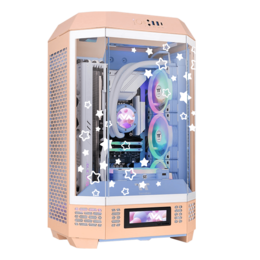 Gaming Desktop - AMD Ryzen™ 7000/8000/9000 Series processors, Custom Blissful Peach Fuzz Micro Tower Gaming PC