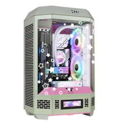 Gaming Desktop - AMD Ryzen™ 7000/8000/9000 Series processors, Custom Blissful Matcha Plum Micro Tower Gaming PC
