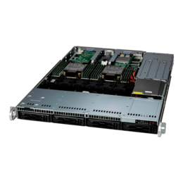 1U Rack Server - Supermicro CloudDC SuperServer SYS-611C-TN4R-1 Custom 1U Rackmount Server Computer