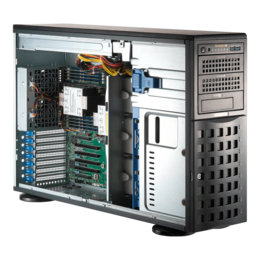Tower Server - Supermicro Mainstream SuperServer SYS-741P-TR, Dual 4th/5th Gen. Intel® Xeon® Scalable Processors, NVMe/SATA/SAS, Tower Server Computer