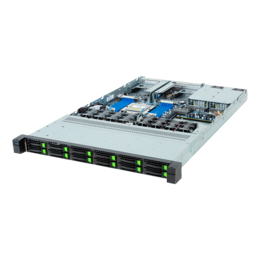 1U Rack Server - GIGABYTE R163-Z35-AAH1, AMD EPYC™ 9005/9004 Series Processors, NVMe/SATA/SAS, 1U Rackmount Server Computer
