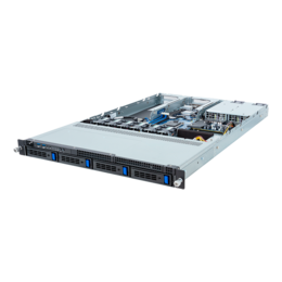 1U Rack Server - GIGABYTE R133-X13-AAB1, Intel® Xeon® 6300 Series/E-2400 Processors, NVMe/SATA, 1U Rackmount Server Computer