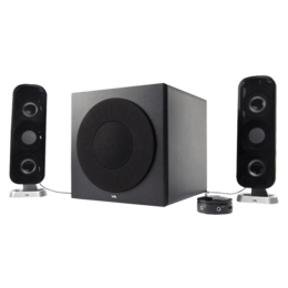 Speaker - CA-3908, Wired, Black, 2.1 Channel Speakers with Subwoofer