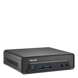 Slim Desktop PC - Shuttle Nano NE10N, Powered by Intel® Alder Lake-N processors and Intel® UHD Graphics, Semi-ruggedized Computer