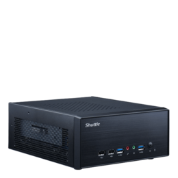 Slim Desktop PC - Shuttle XH510G2 - TAA Compliant, Intel® Core™ / Pentium® Gold / Celeron® processors, H510 Chipset, Slim Semi-ruggedized Computer