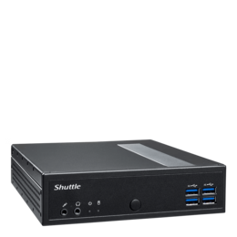 Slim Desktop PC - Shuttle XPC Slim DL30N, Intel® Alder Lake-N Processor (N100/N200/Core i3-N300), Custom Semi-ruggedized Fanless Computer