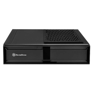 Milo ML08B, No PSU, Mini-ITX, Black, Slim HTPC Case