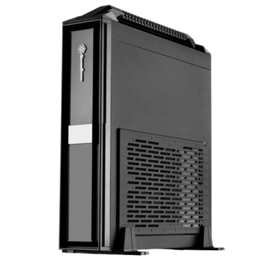 Milo ML08B-H, No PSU, Mini-ITX, Black, Slim HTPC Case