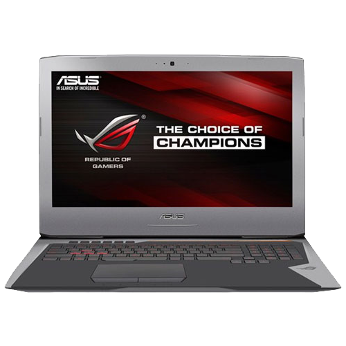 ROG G752VT-DH72, Gaming Laptop, 6th Generation Intel Core i7-6700HQ (2.60GHz), 16GB Memory, 1TB HDD, 128GB SSD, NVIDIA GeForce GTX 970M 3GB GDDR5, 17.3&quot; FHD Anti-Glare Matte-Type IPS Screen w/ G-SYNC, Windows 10 Home 64-Bit