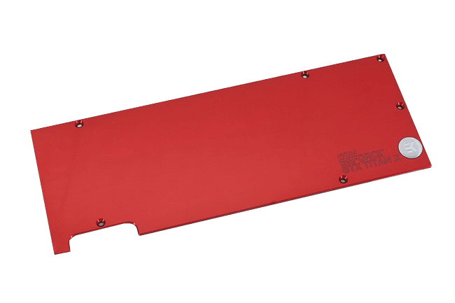 EK-FC Titan X/GTX980 Ti Backplate - Red