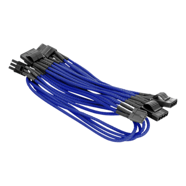 Sleeved 4Pin Peripheral Cable - Blue