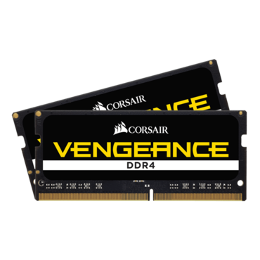 32GB Kit (2 x 16GB) VENGEANCE® DDR4 2666MHz, CL18, Black, SO-DIMM Memory