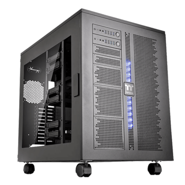 Core W200, w/ Window, No PSU, XL-ATX, Black, Full Tower Case