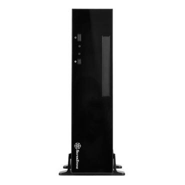 Milo ML09B, No PSU, Mini-ITX, Black, Slim HTPC Case