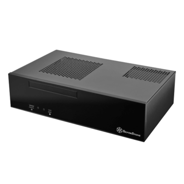 Milo ML09B, No PSU, Mini-ITX, Black, Slim HTPC Case