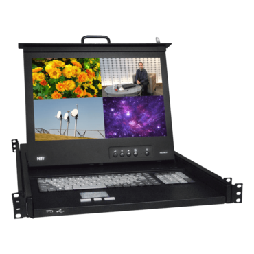 Rackmount KVM Drawer with HDMI Multiviewer & USB KVM Switch