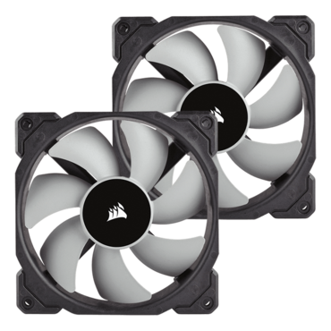 ML120 2 x 120mm, 2400 RPM, 75 CFM, 37 dBA, Cooling Fans