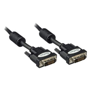 6 ft Dual Link DVI-D Copper Cable (Male-Male), Black