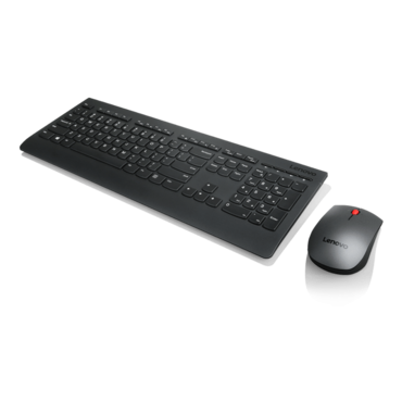 4X30H56796, Wireless, Black, Membrane Standard Keyboard & Mouse