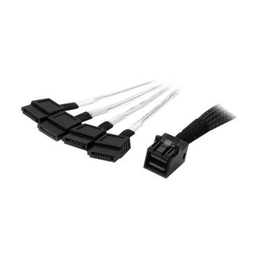 SAS43SAT1M Internal MiniSAS (SFF-8643) to Internal 4x SATA Cable - 1 Meter Length